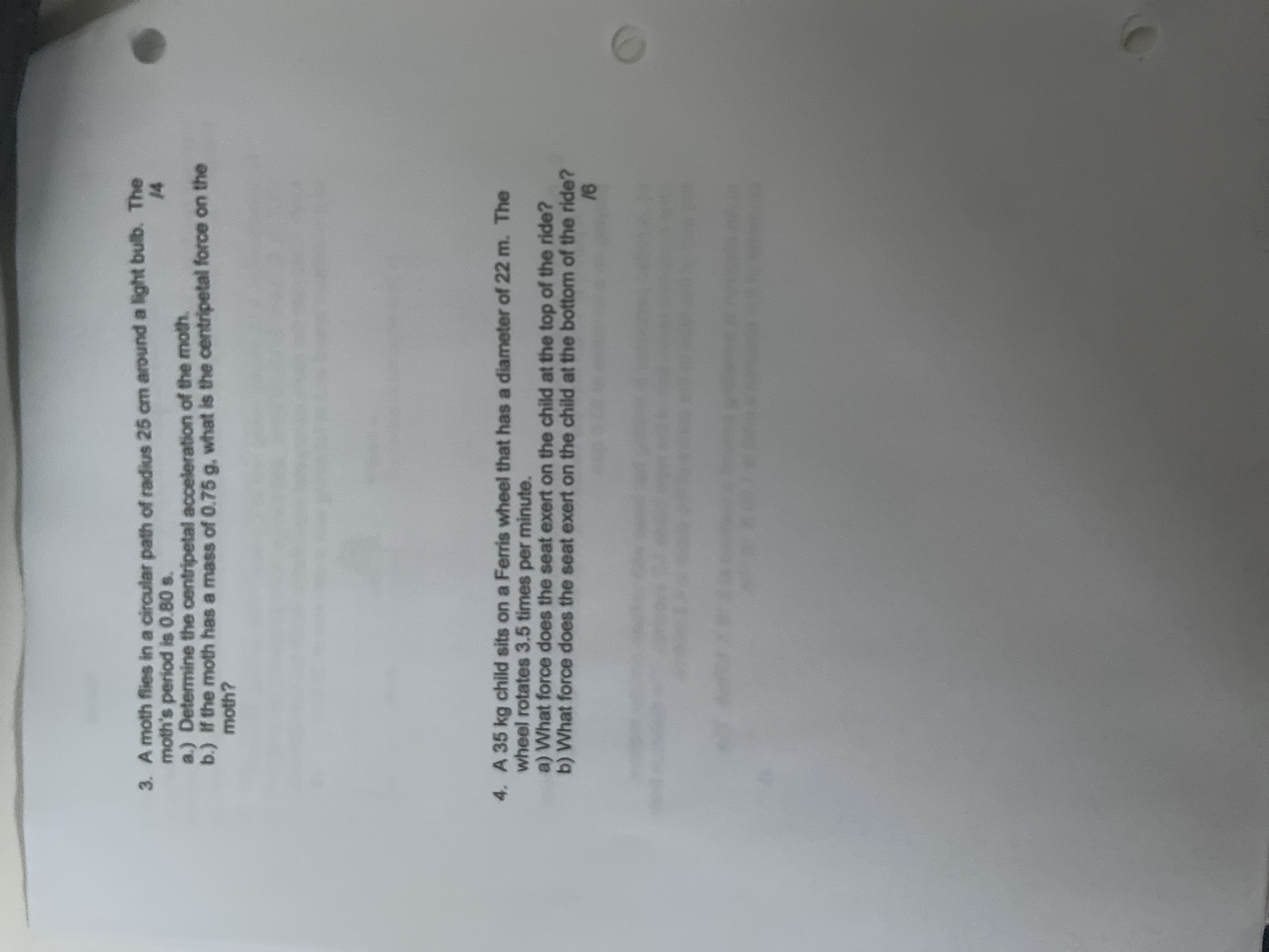 necessary. Use the GRASS/GRESS Method. Include directions for all vector quantities unless