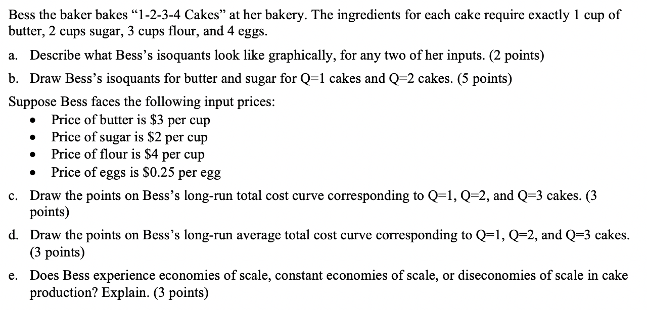 i need help on this question. Bess the baker bakes \"1 -2-3-4