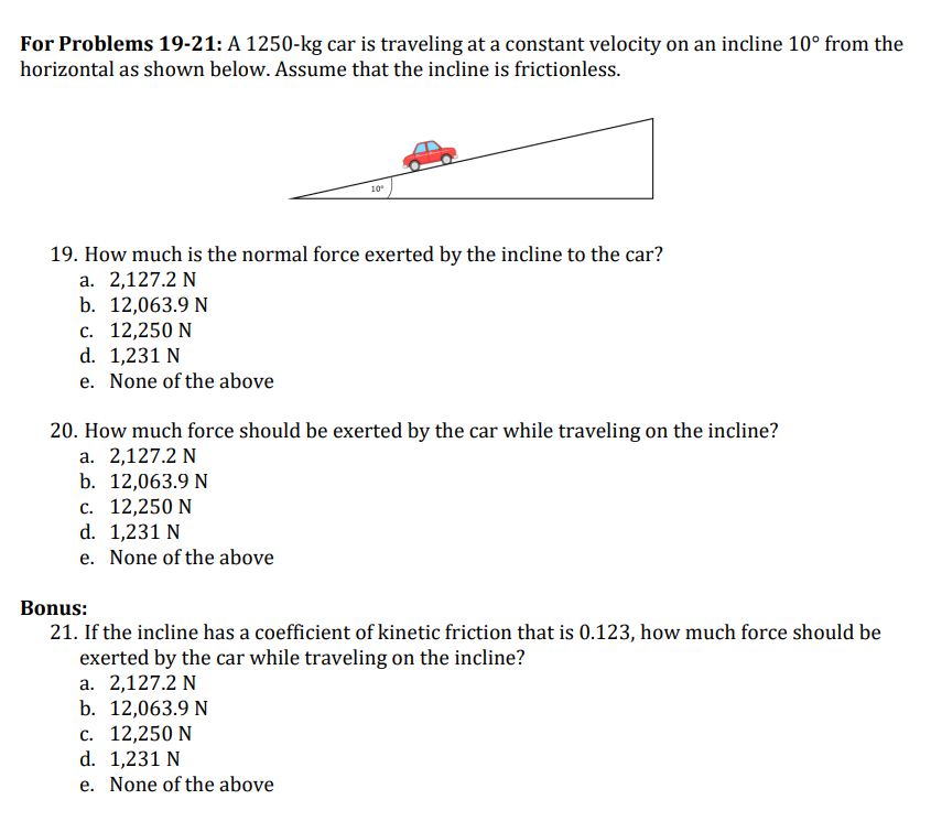 Multiple Choice (2 pts each). Write the CAPITAL LETTER of the correct