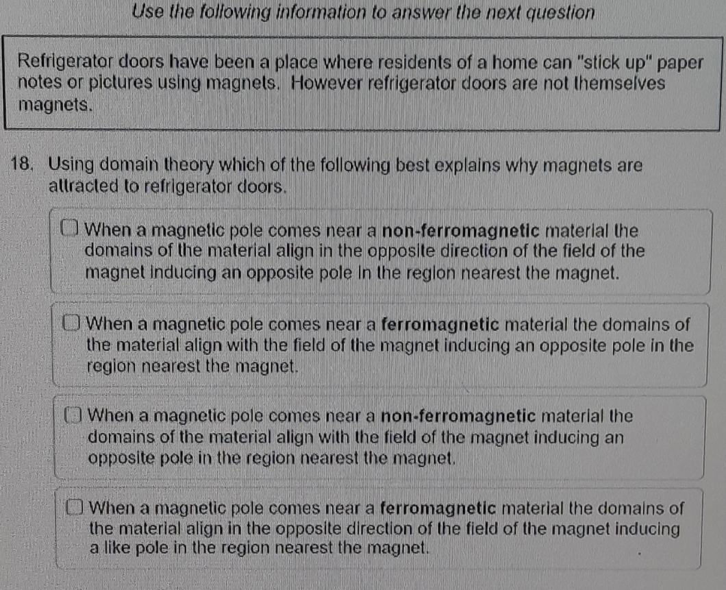 18. please help, don't need a in depth detailed answer, just the