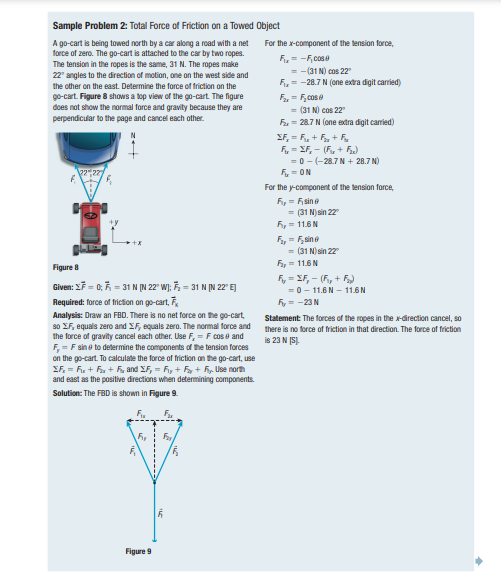 I need help with a specific problem:A go-cart is being towed north