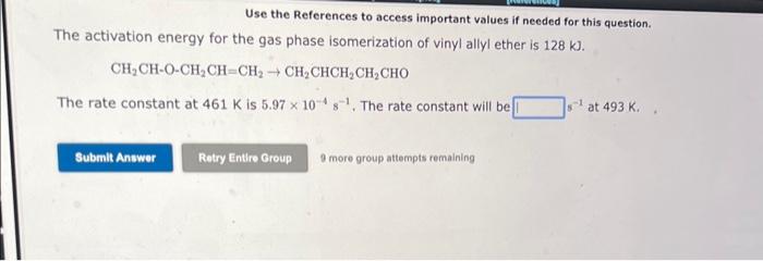  Use the References to access important values if needed for this