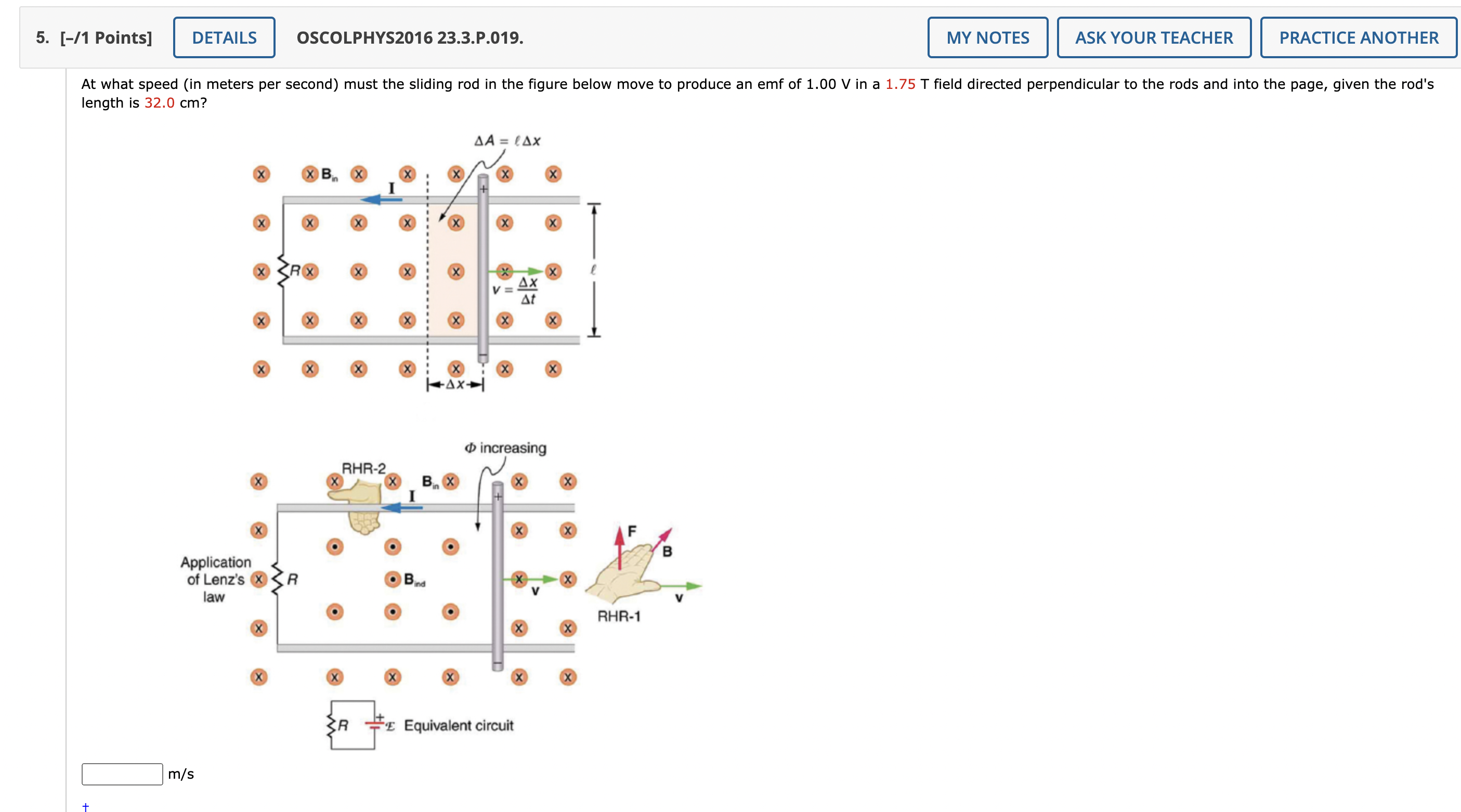  MY NOTES ASK YOUR TEACHER PRACTICE ANOTHER 5. [-/1 Points] DETAILS