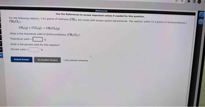 help me solve this!! Use the References to access important values if