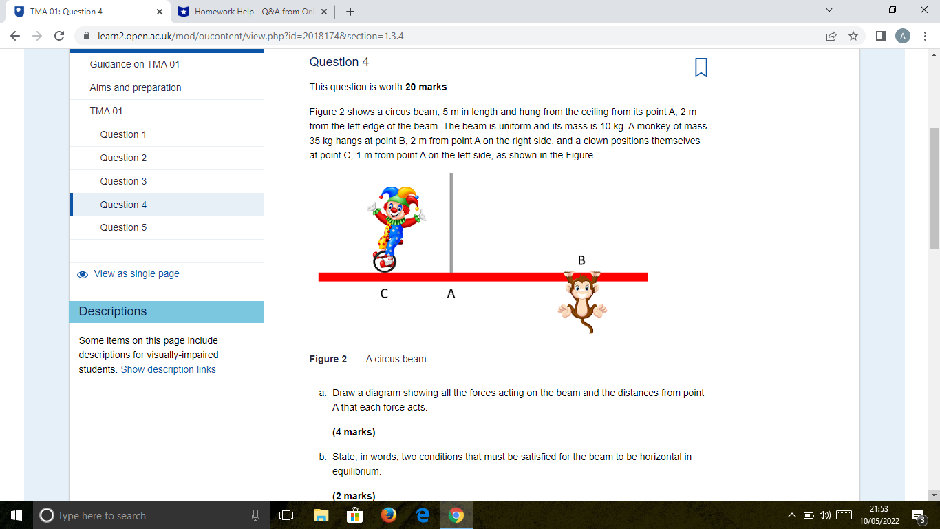 . TMA 01: Question 4 X *Homework Help - Q&A from