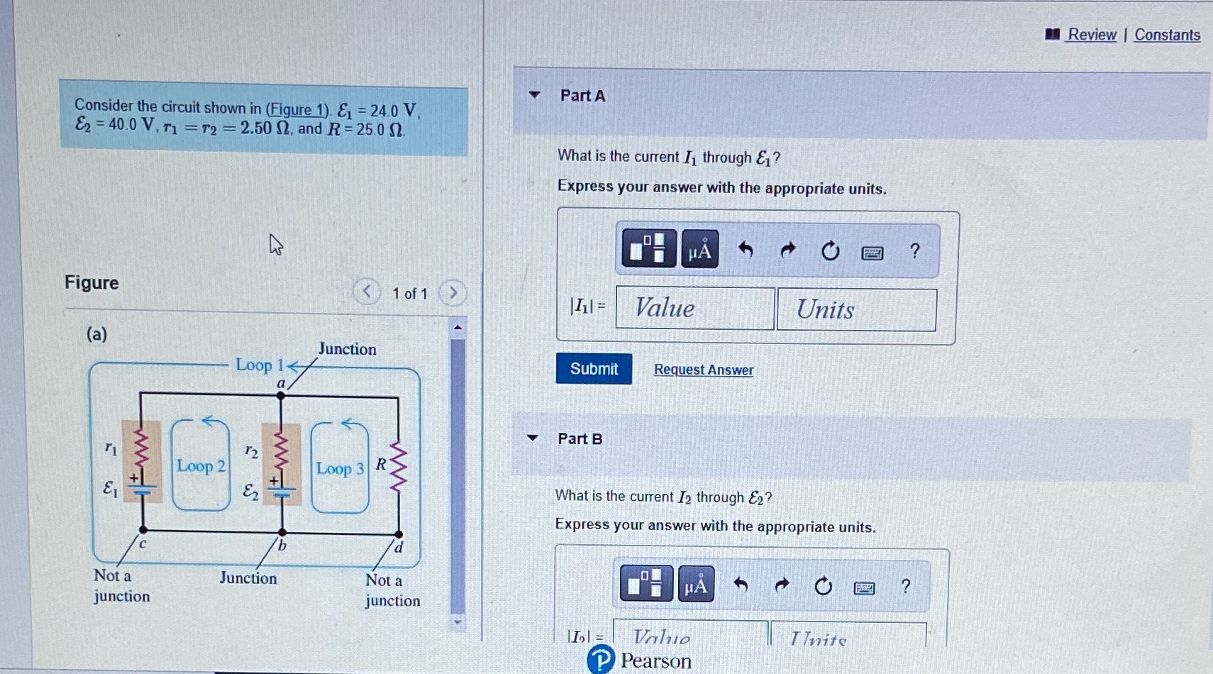 Please answer part A B and C so I may compare my