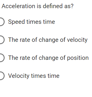 time? 0 v3 = :03 + 2ad 0 d = vat +