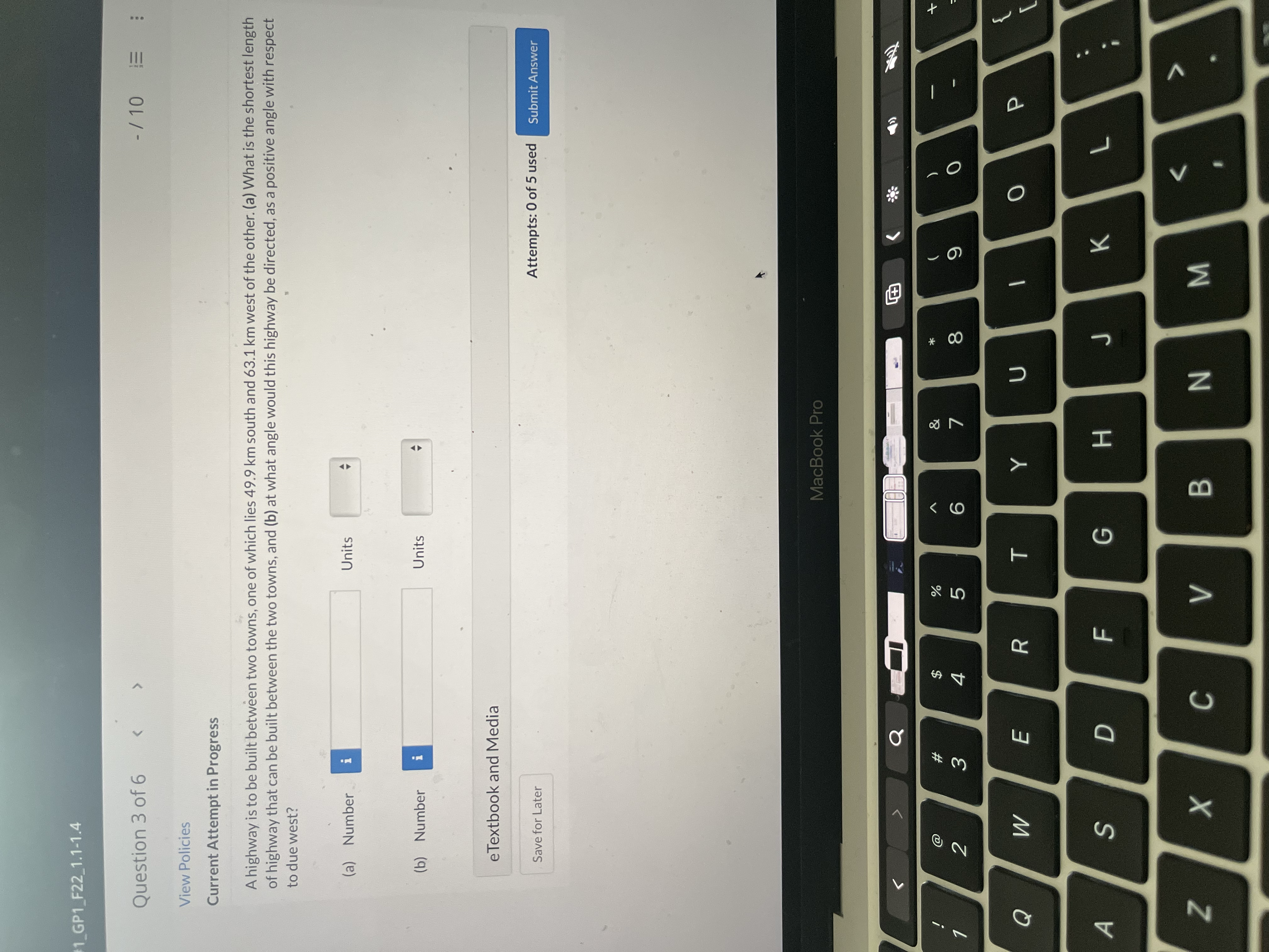  . . . ... Submit Answer - /10 ~ O O