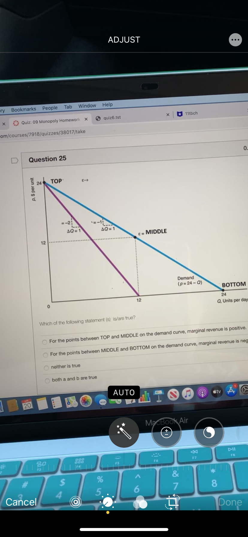 Deadweight loss The loss of consumer and product Question 22 In the