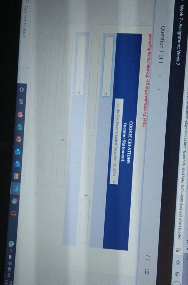 same problem layer/index.html?launchld=50e47edd-Be7c-4890-Befa-a210cb11bbd#/. Week 7 - Assignment: Week 7 Question 1 of