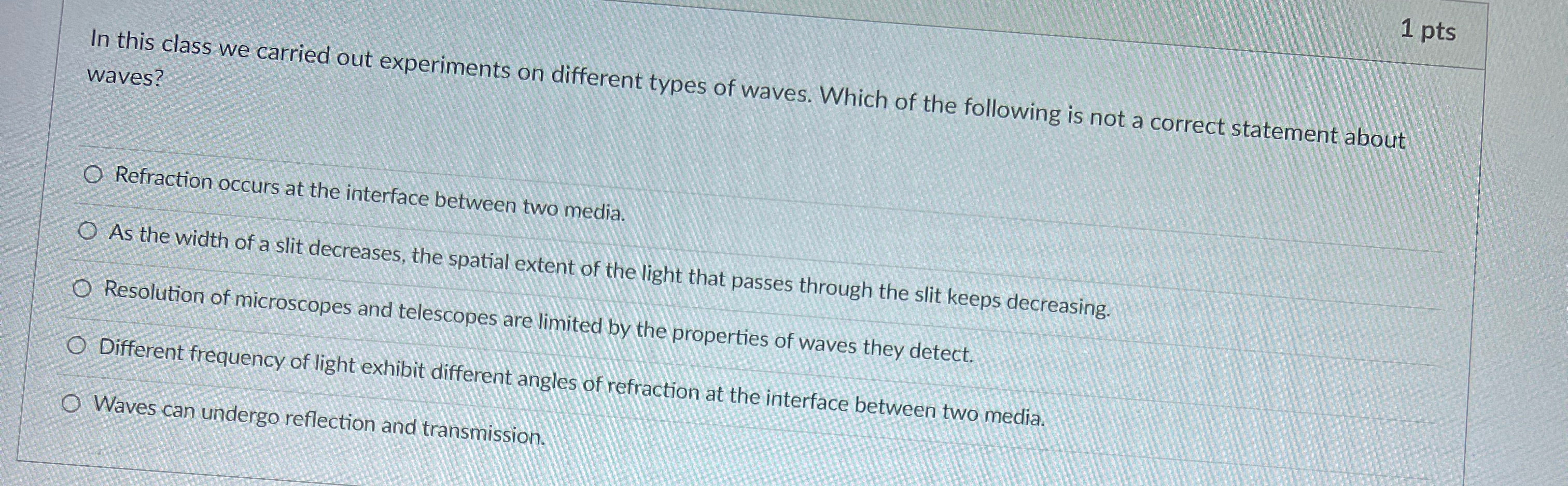 used in our experiments. The horizontal axis displays time t. The display