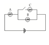 3. Usethe circuit below to answer the questions; each bulb has a