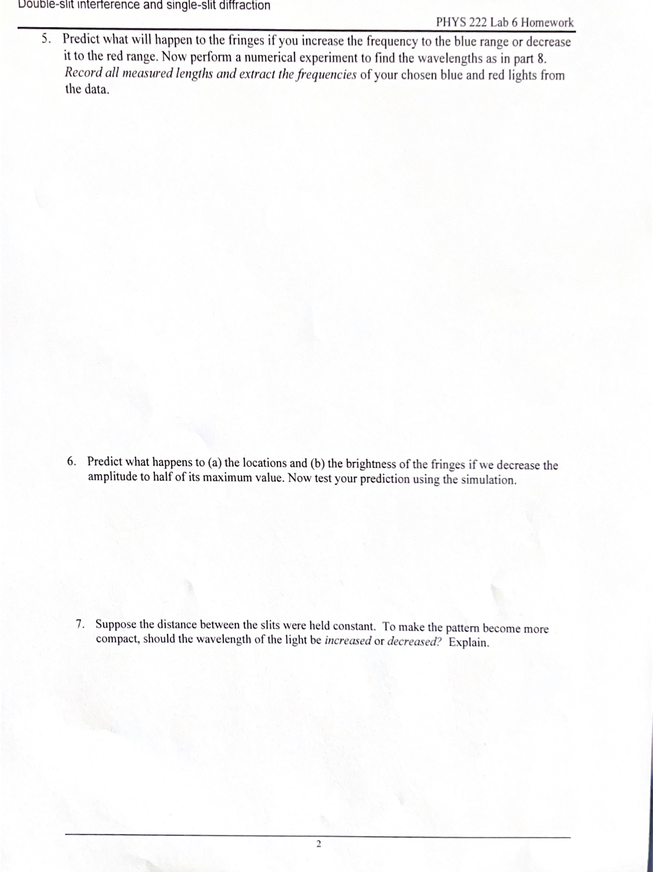 __#.#'_ Homework I. Open this simulation: litt 52/! lict.coloradoedu/sinisililml/wavc-inlcrfcrcnceflatc 0 Click on
