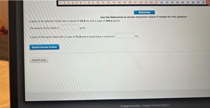  Use the References to access important values if needed for this