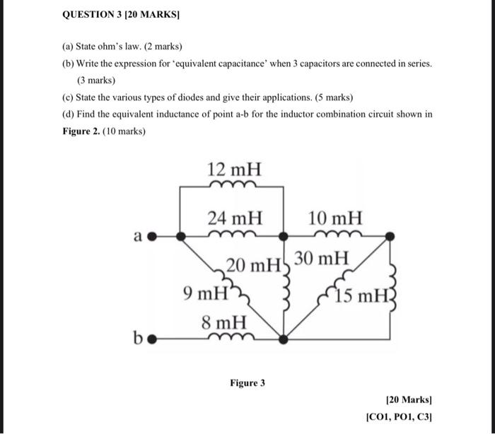 I need it so fast please QUESTION 3 [20 MARKS (a) State
