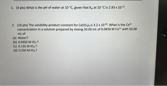 please help answer the below questions and show work. 1. what is