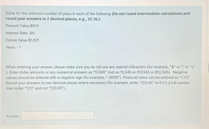 please make sure you do not use any special characters (for example,