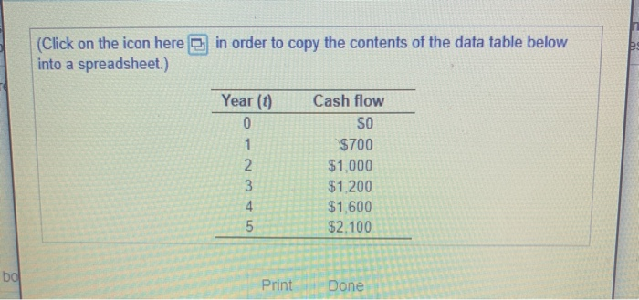 in the accompanying table answer the questions that follow. a. Determine the