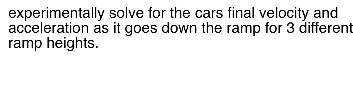I'm in an Ap physics 1 class so please solve it like