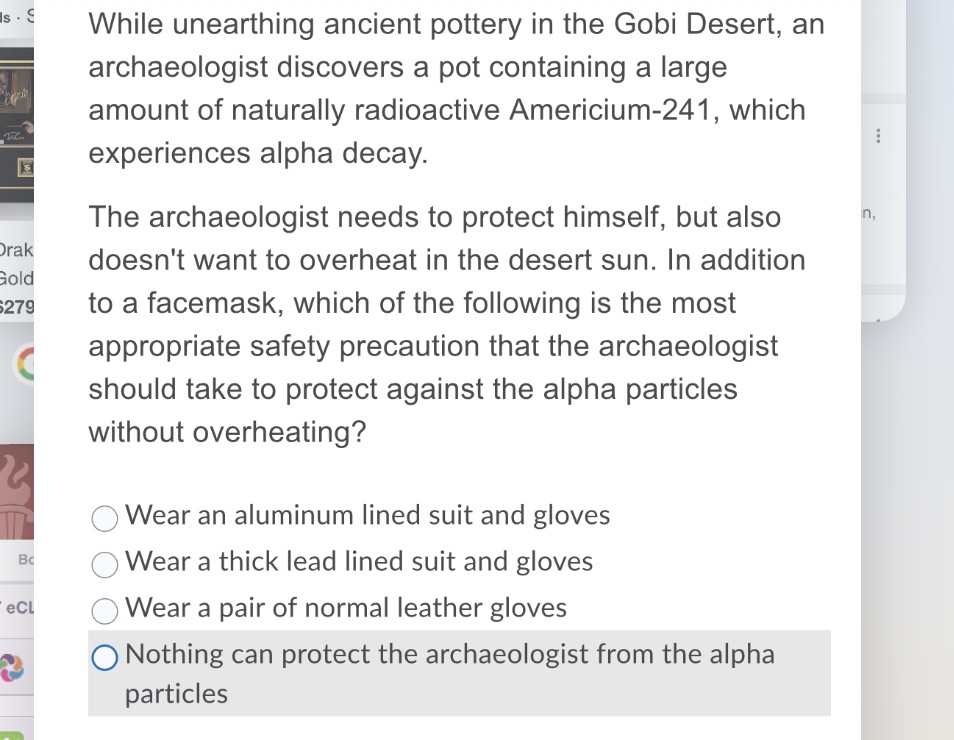 I' Is- Drak Sold 279 'eCl While unearthing ancient pottery in