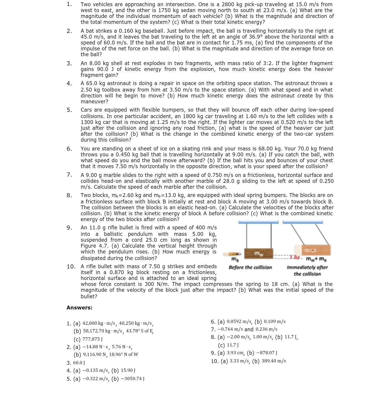  10. Two vehicles are approaching an intersection. One is a 2800
