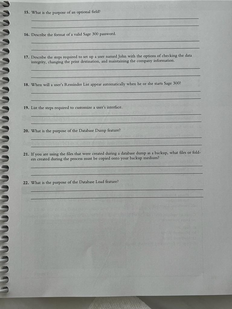 will be located? 6. After setting up the company information, can you