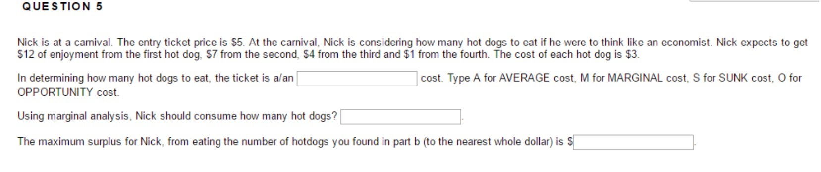  0 U E S TIO N 5 Nick is at a