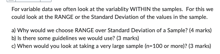 attribute x - and moving range no charts Defective Defect n >10