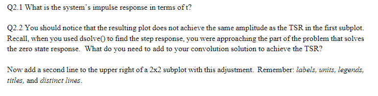 a classical mechanics system. The answers from the 4 analyses should be