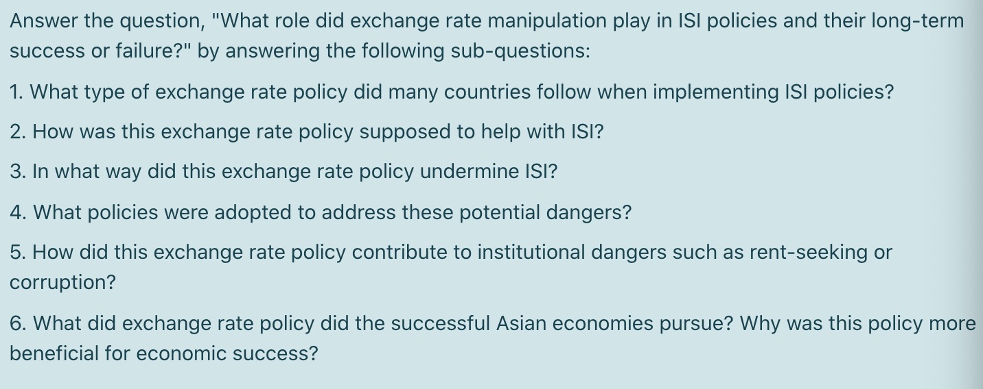 Please help me with these questions: Answer the question, "What role did