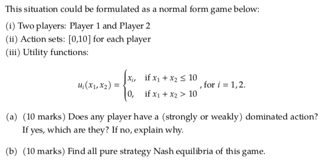 Players 1 and 2 are bargaining over how to split $2. Each