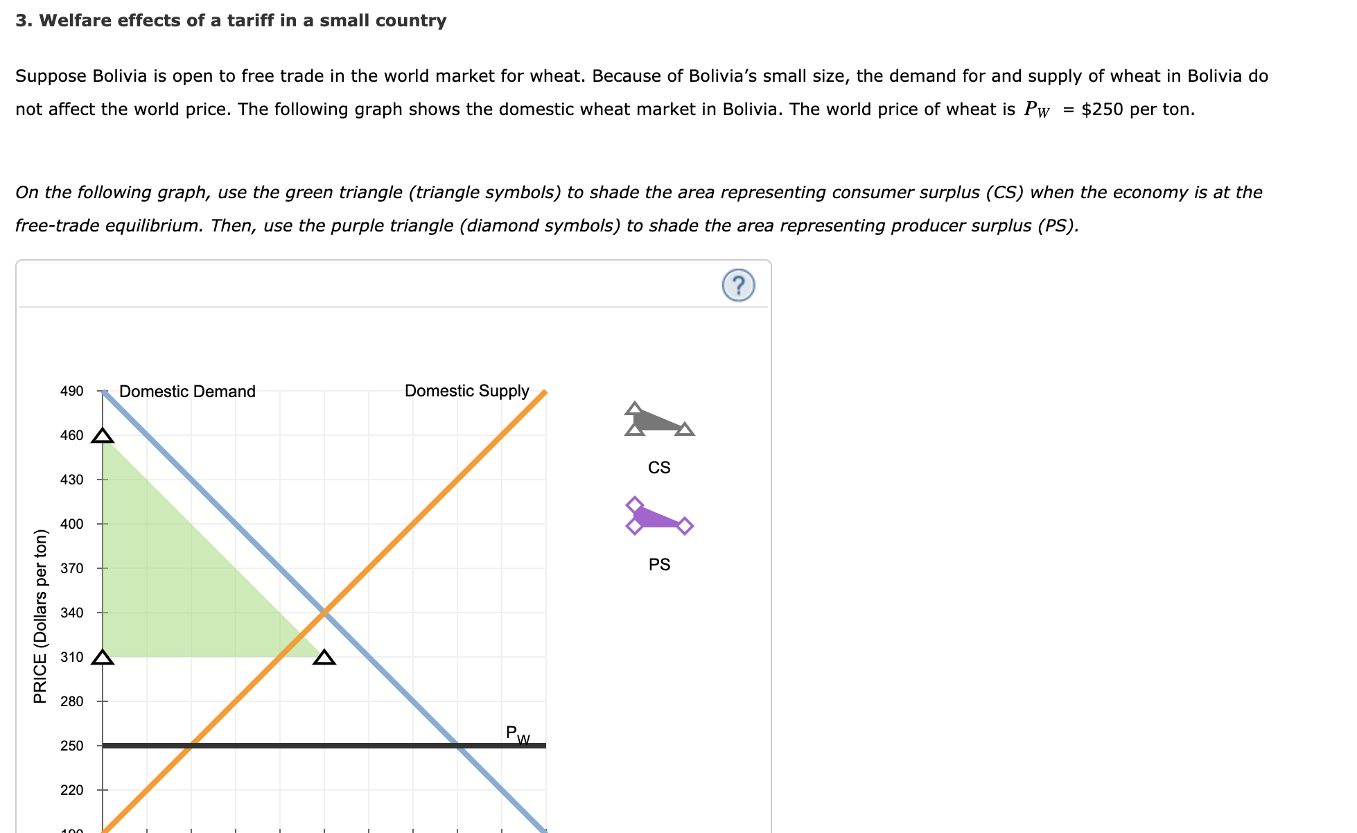 Hi, This is a homework question that I need help on: 3.