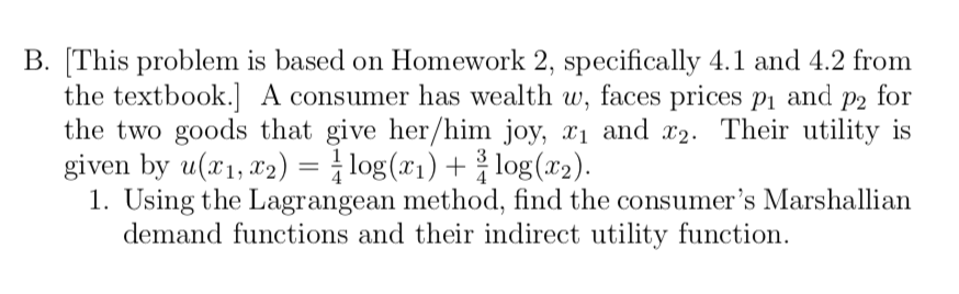 Need help answering question 4. B. This problem is based on Homework