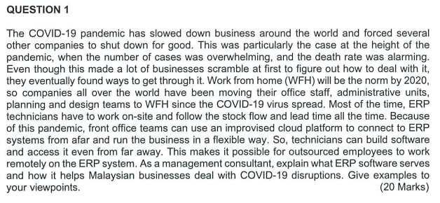 Course: Management information systemsCode: BADB1023Answer all questions with 7 points; with explanations