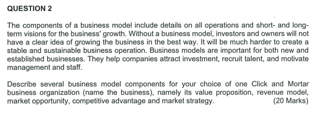 and examples. QUESTION 1 The COVID-19 pandemic has slowed down business around