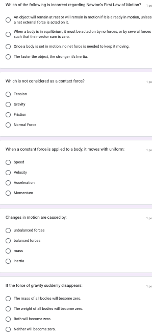 new to physics. Can you help me to answer these questions? Im