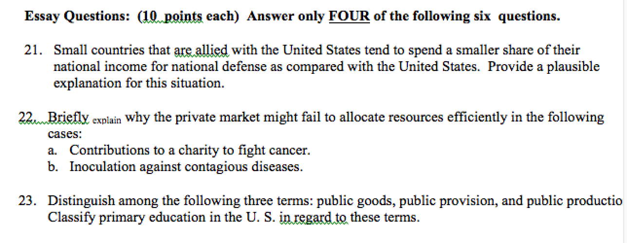 of a pure public good can be accomplished at zero cost. A.