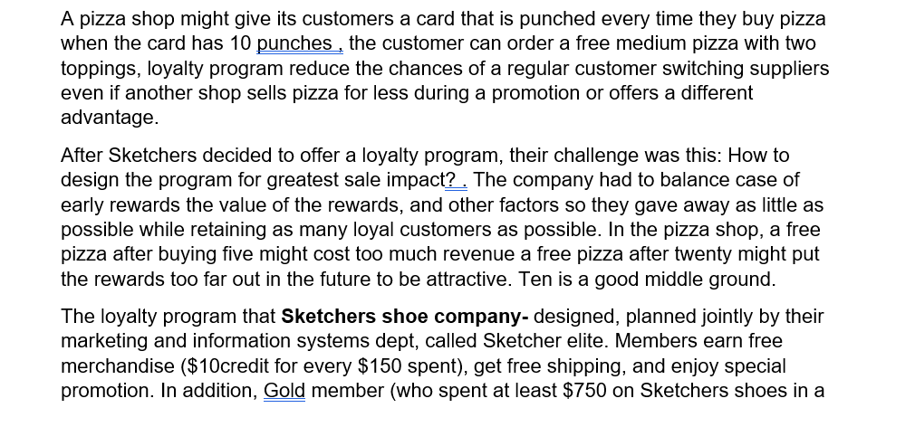 information systems applications described in the case study are unique to Sketchers