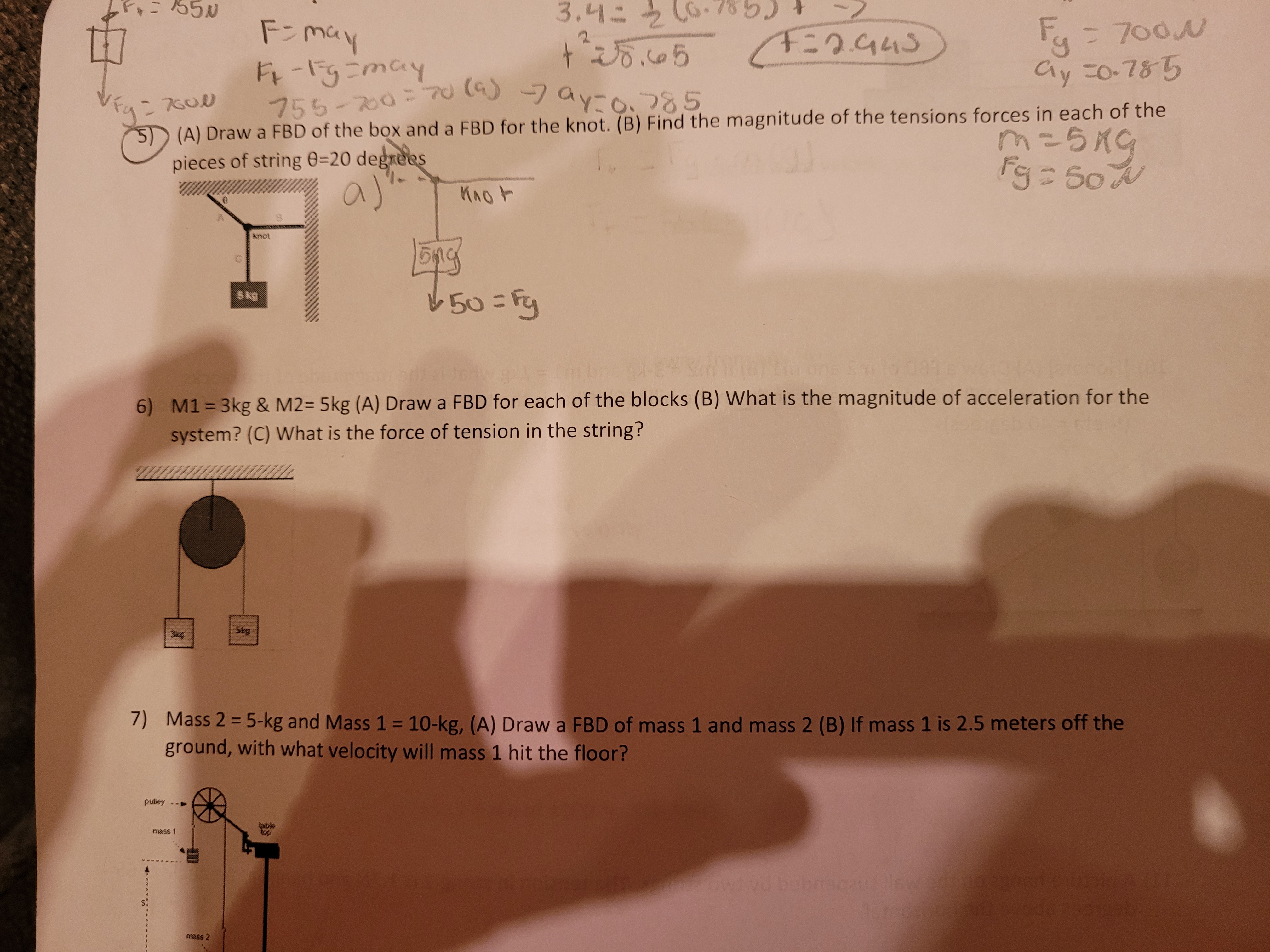F- may + 28. 65 Fu = 70ON FX - Fig
