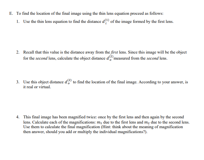 100 cm apart from each other. The left (L) lens is a