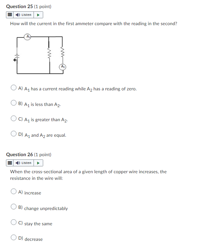 J O C) 75 J OD) 6.7 J Question 20 (1 point)