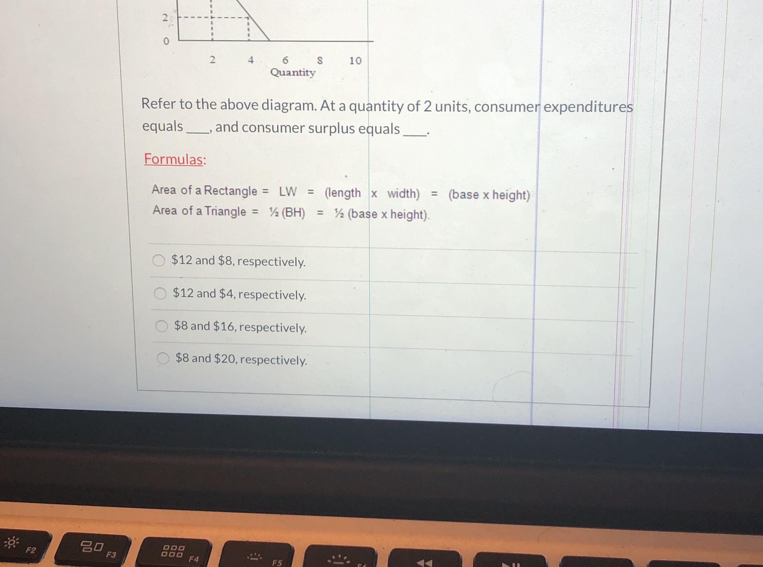 40 answer asap please 2 S 10 Quantity Refer to the above