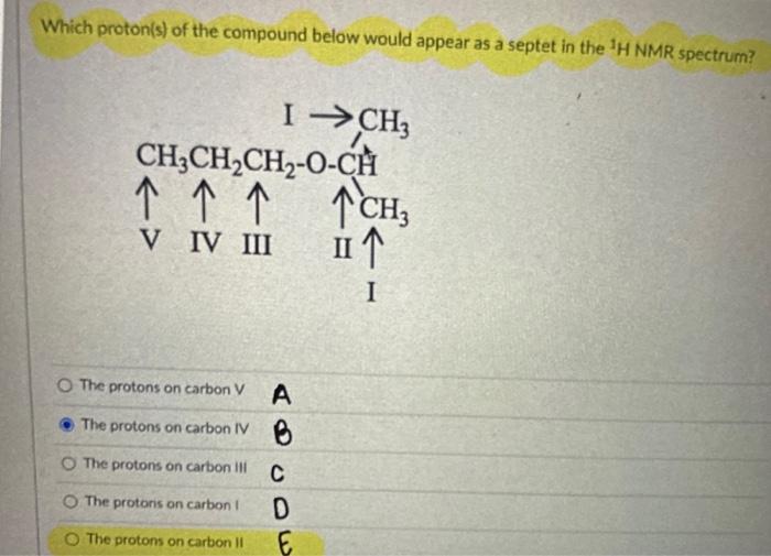 How would I approach and solve this problem? Thank you Which proton(s)