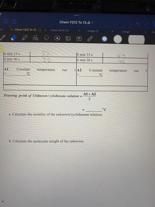 if the amount (moles) of another substance such as sugar was added