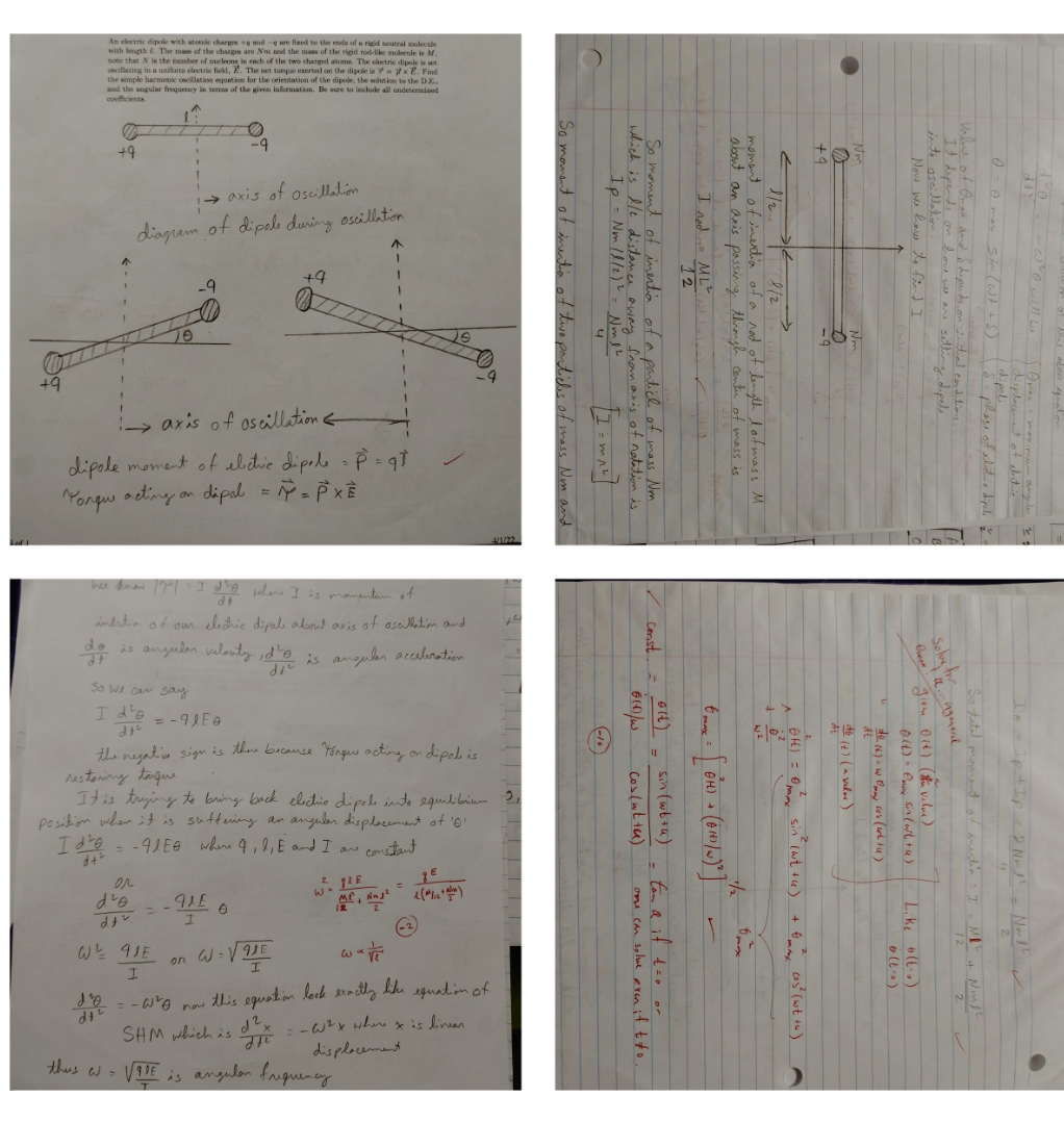 how do i fix it and the angular frequency coefficients. +4 -