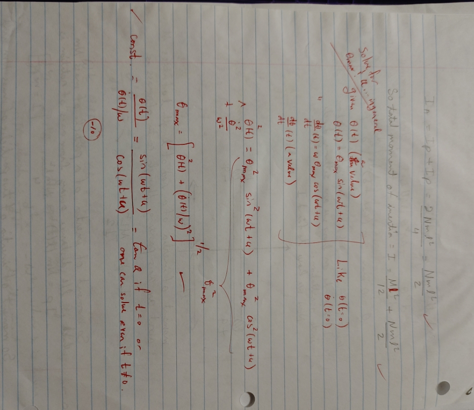 through center of mass is So moment of invention of a particl