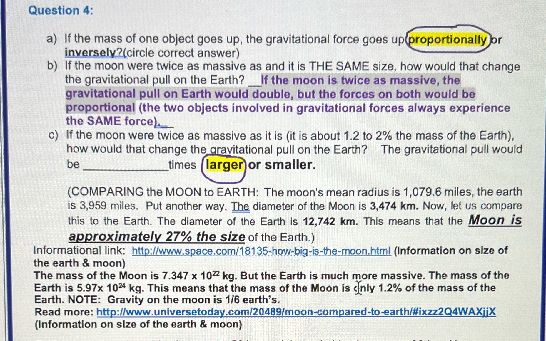 Please help me with question 4. Specifically, I need help with parts
