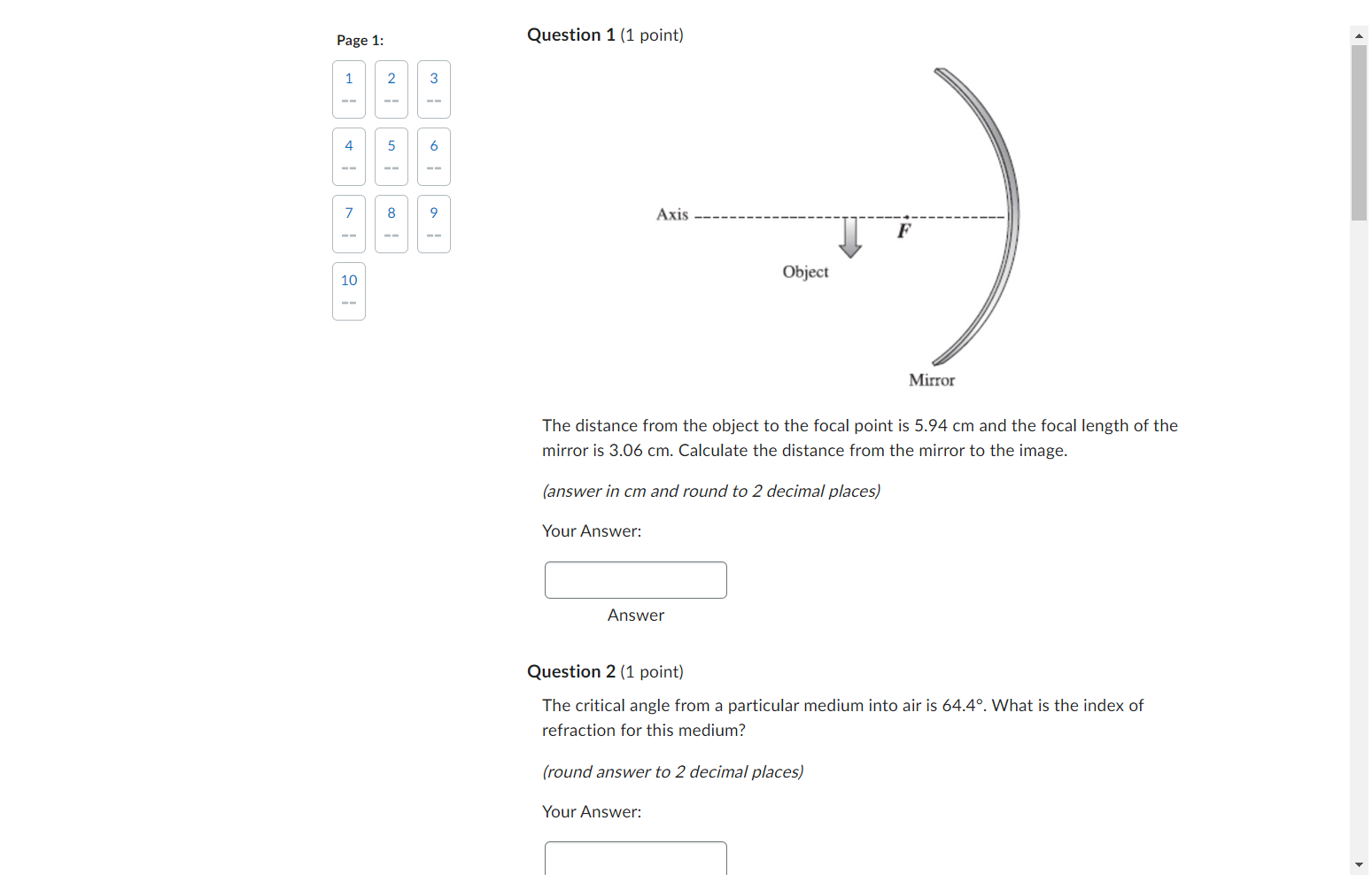 Wave= W = hfo E =hf = At d = val -