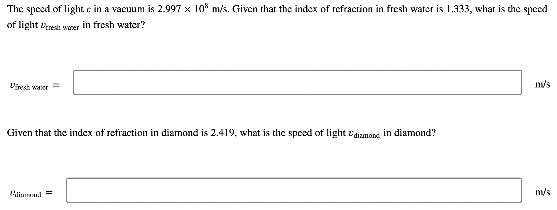 and determine the type of electromagnetic radiation for each combination. frequency: 3.00