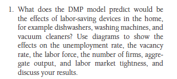 Please provide explanaton for this. 1. What does the DMP model predict